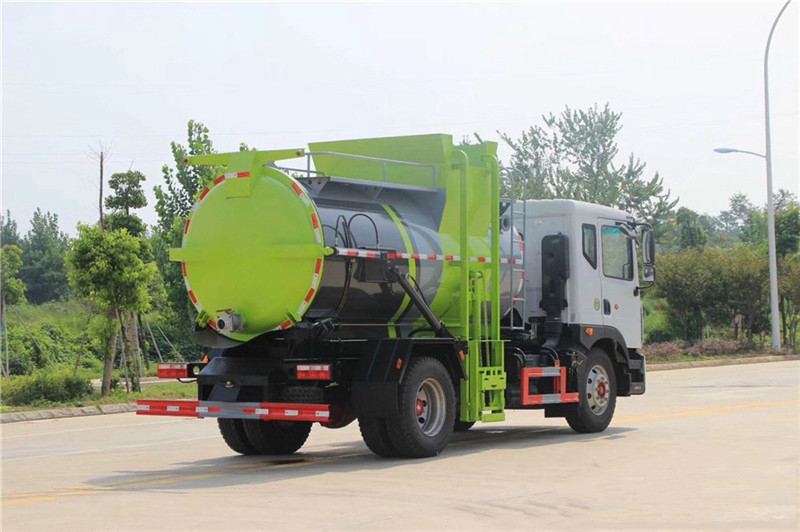 東風(fēng)8.5方餐廚垃圾車(chē)(圓罐)