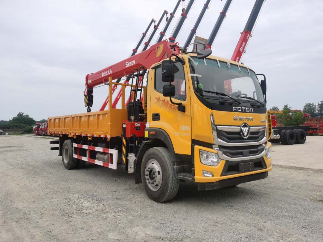 國(guó)六福田大黃蜂宏昌天馬10噸隨車吊